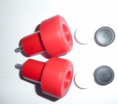 KAWASAKI ZX12R ZX12 R 2000-2006 RED CRASH MUSHROOMS SLIDERS BUNGS