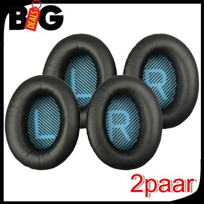 4x Ohrpolster für Bose Soundlink Around-Ear Wireless II Kopfhörer Kunstleder