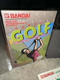 Bandai Golf: Challenge Pebble Beach Nintendo NES Video Game Complete In Box CIB