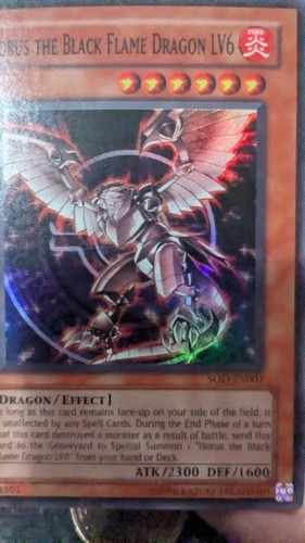 Horus the Black Flame Dragon LV8 DR3-EN008 YuGiOh Dark Revelation Volume 3 card