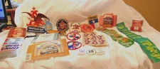 Rare Vintage Anheuser Busch Budman, Natty Light , Labels, Logo Stickers Patches