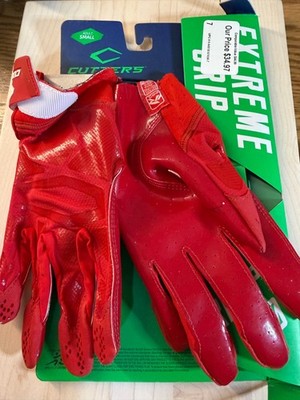 Adult Small Cutters Extreme Grip REV PRO 4.0 - Football Receiver Gloves Used