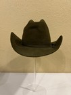 Stetson 3X Beaver XXX Felt Hat 7 1/4 VTG Vintage Dark Olive Green VERY NICE! — photo 1