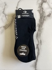 New Converse 3 Pack Made For Chucks Sport Active Half Cush Ultra Low Socks Mixed