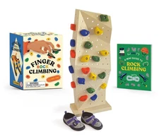 Finger Rock Climbing Game and Miniature Shoes for Your Fingers NEW SEALED