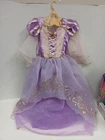 Disney Princess Rapunzel Signature Dress Costume With Sheer Sleeves Girls 9-10