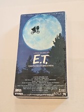 E.T. The Extra-Terrestrial Sealed VHS Green Flap MCA 1988 Side Barcode free ship