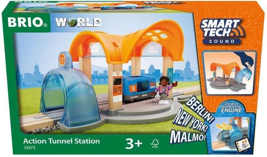 Action Tunnel Train Station for Kids - Age 3 Years Up