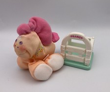 Fisher Price 1988 Smooshees 7251 Cuddler PRANCY PONY FENCE Corral Horse