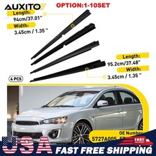 Front Rear Door Window Seal Belt Molding For 2008-17 Mitsubishi Lancer 4-40x