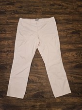 Women Tommy Hilfiger Black Cotton Blend Stretch Capris Sz 16