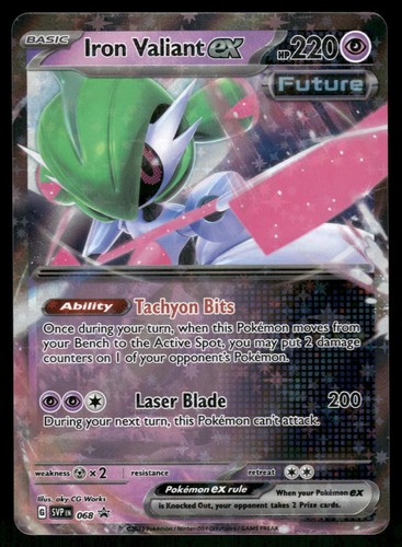 Iron Valiant ex 068 Holo Promo Scarlet & Violet Promo Pokemon Near Mint