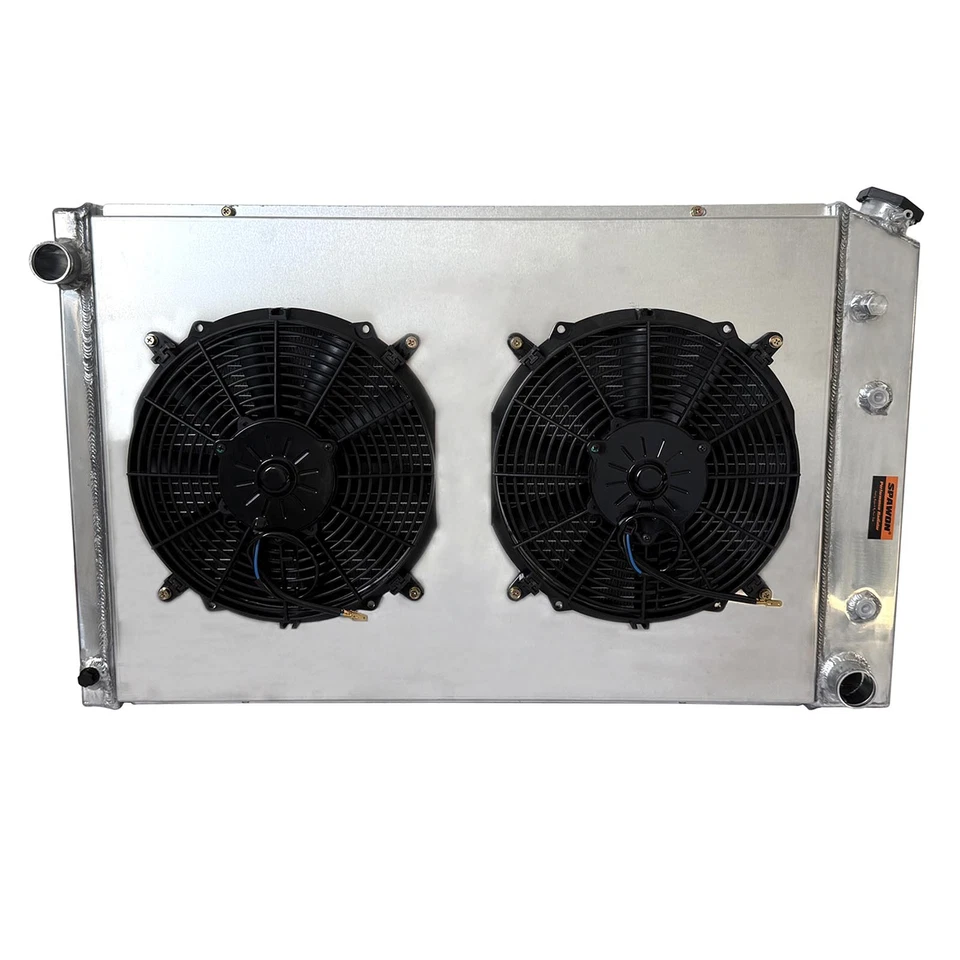 3Row Radiator Fan Shroud For 1981-1991 Chevrolet Blazer K/P/R/C/G/V GMC Jimmy AT - Image 2 of 4