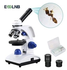 Biological Microscope Max 1000X with Coaxial Coarse & Fine Focus Free UK Deliver