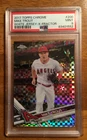 2017 Topps Chrome 200 Mike Trout White Jersey X-Fractor PSA 9 MINT LA Angels