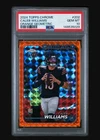 2024 Topps Chrome - Caleb Williams #202 Orange Geometeic Refractor /25 RC PSA 10