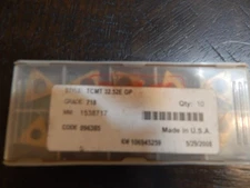 Carbide Turning Inserts 10 PCS TCMT 32.52 GP Indexable Lathe Tool for Steel