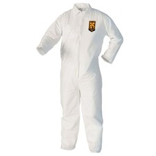 KleenGuard  A40 Liquid  Particle Protection Coveralls 37685 , White, Lar