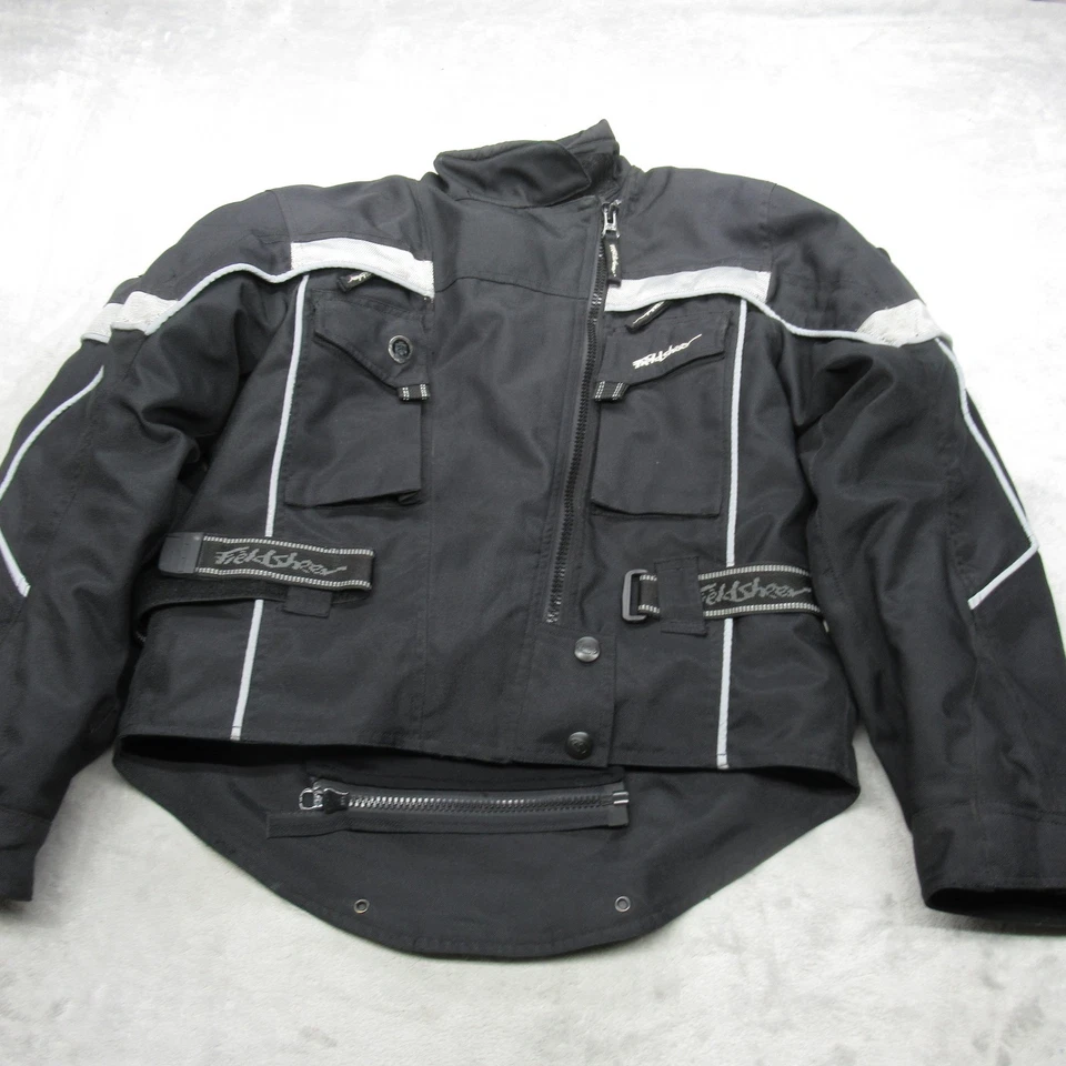 Fieldsheer Jacket Men Medium Black 3in1 Padded Back Protector Motorcycle Riding - Image 2 of 4
