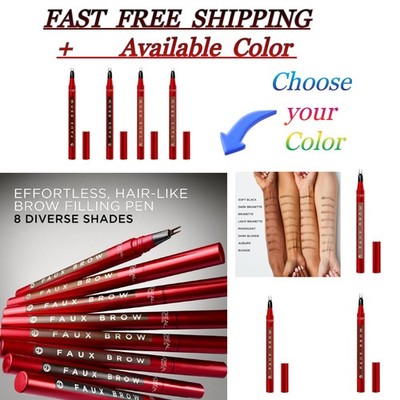 L'Oreal Paris Faux Brow, Hair-Like, Filling Eyebrow Pen with Double-Brush Tip