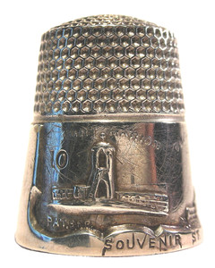 Ketcham & McDougall (KMD) Souvenir St. Augustine Florida Sterling Silver Thimble