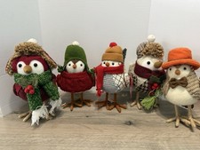 Lot Of 5 Target Featherly Friends Wondershop Birds Fall Winter Collection