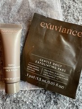 EXUVIANCE Triple Microdermabrasion Face Polish .35 oz  Sample Exfoliating Pad