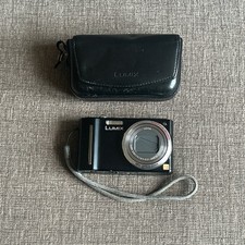 Panasonic Digital Camera Lumix DMC-TZ8 12.1MP Black Working No Charger