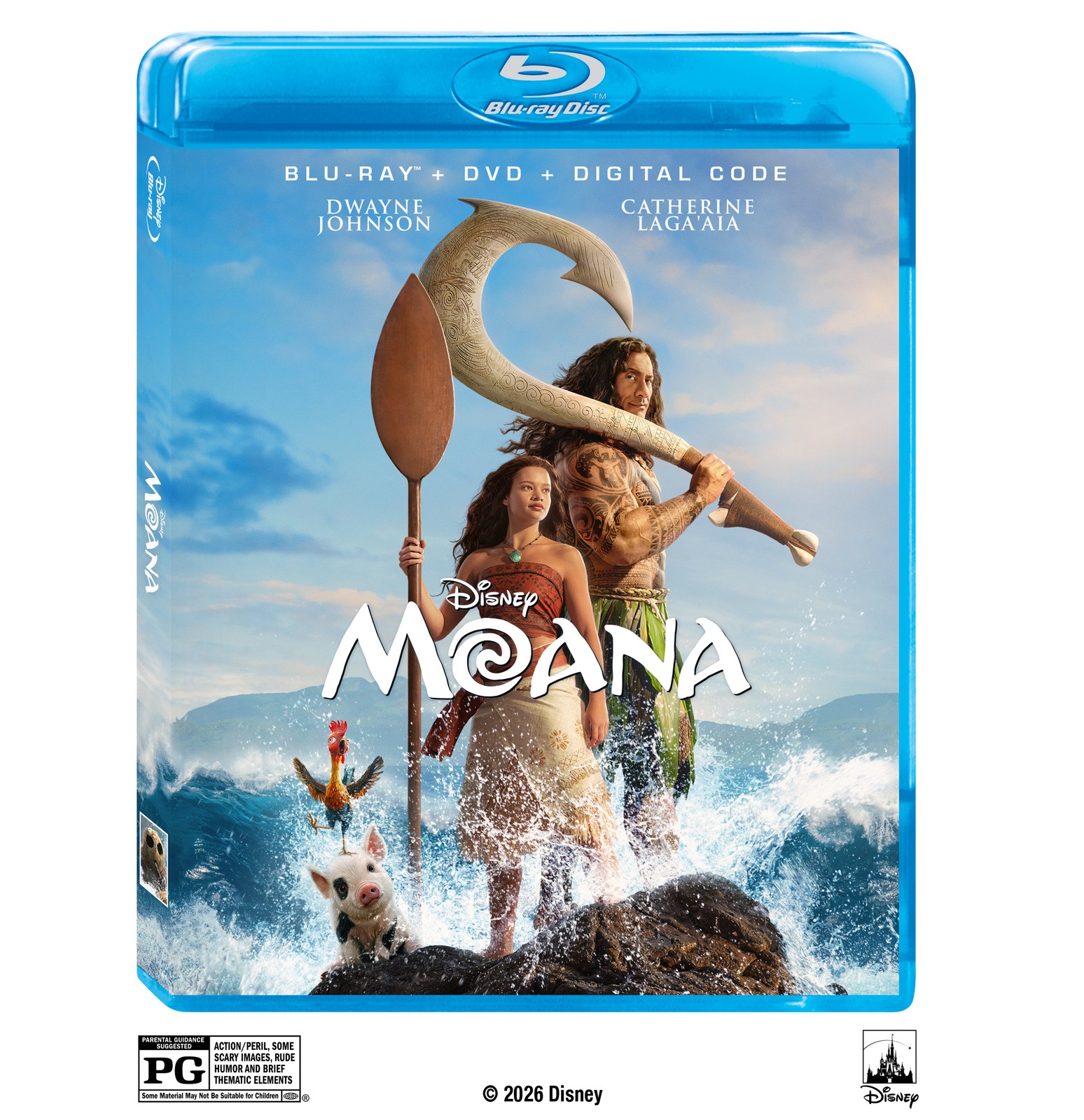 Moana (2026) (Blu-ray + Digital) PREORDER