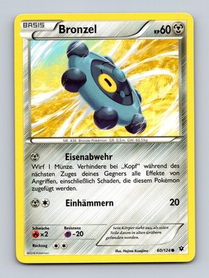 TCG Pokemon Karte Bronzel FCO 60/124 DE Hajime Kusajima Fates Collide