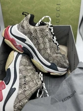 Gucci x Balenciaga The Hacker Project Triple S Size 9 Women’s Sneakers 681066
