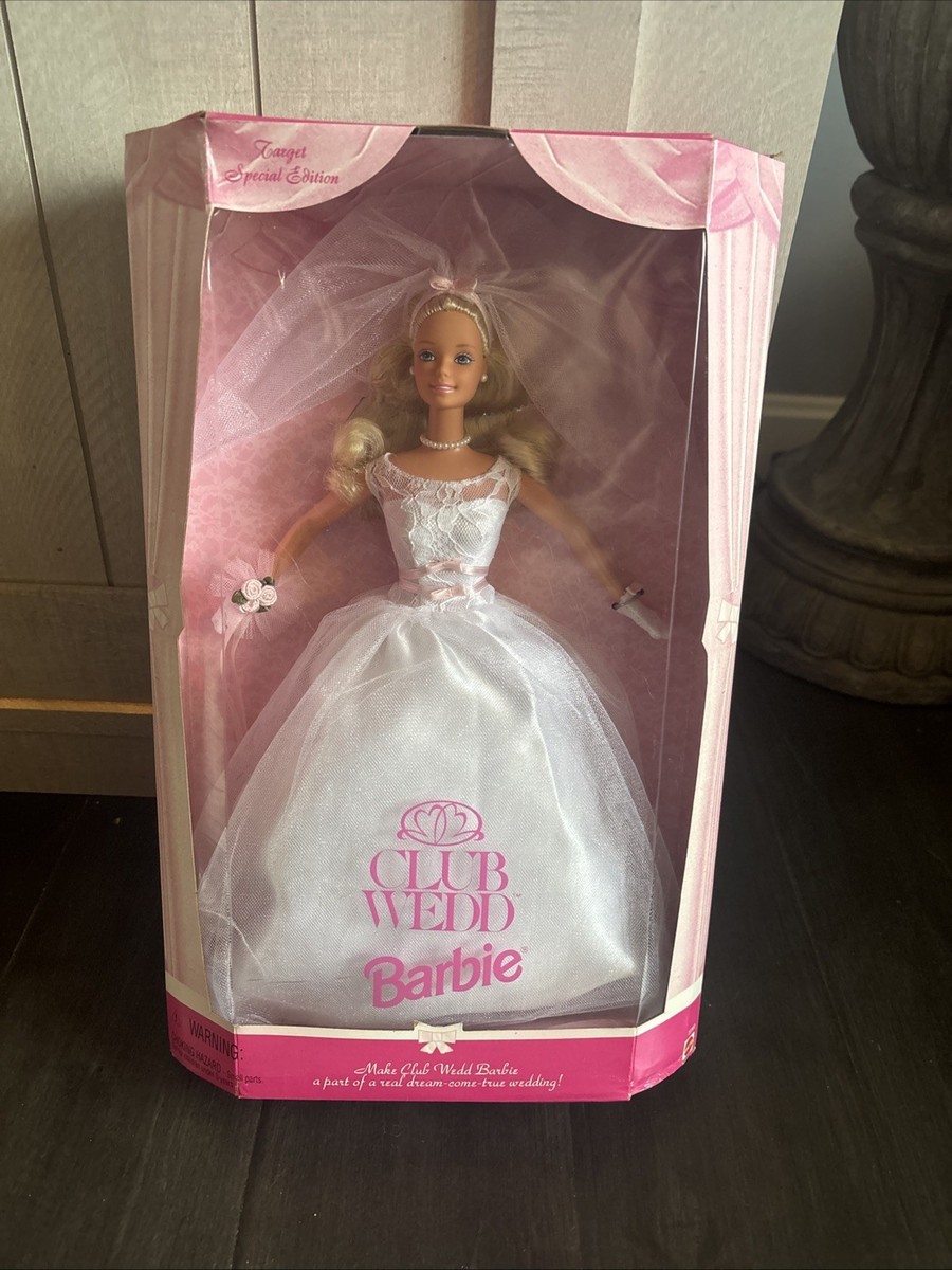 1998 CLUB WEDD BARBIE Target Special Edition Blonde Bride Doll