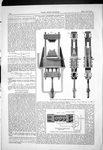 Old 1885 Sukkur Bridge Tweddell Platt Fielding Hydraulic Forging Pres Victorian