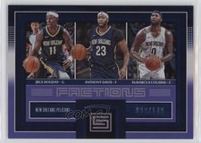 2017 Status Factions Purple /149 Anthony Davis DeMarcus Cousins Jrue Holiday 6o3