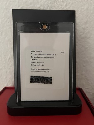 Panini 2025-26 Donruss NBA Basketball Redemption Dirk Nowitzki Autograph Gold/10