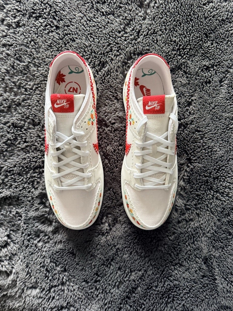 Size 13 - Nike Dunk Decon SB Low N7 - Sail University Red  display picture 2