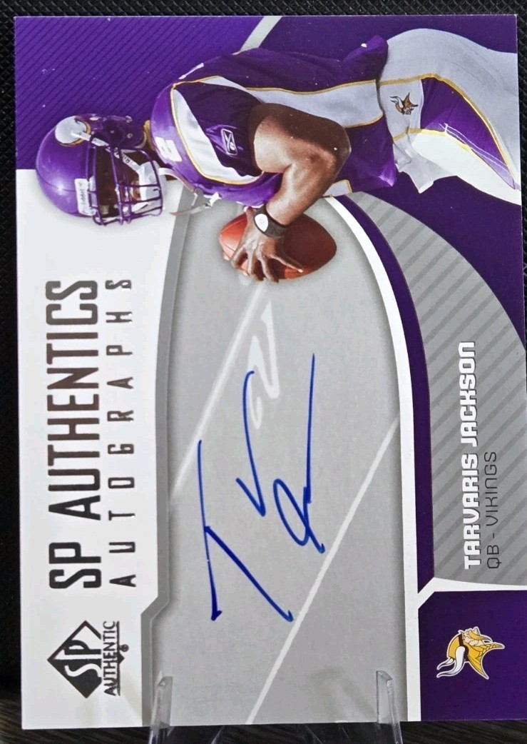 Tarvaris Jackson SP Authentic Autos #SPTJ Base
