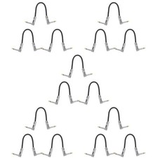 5 Pieces Guitar Pedal Patch Cables Effects Professional for Electric