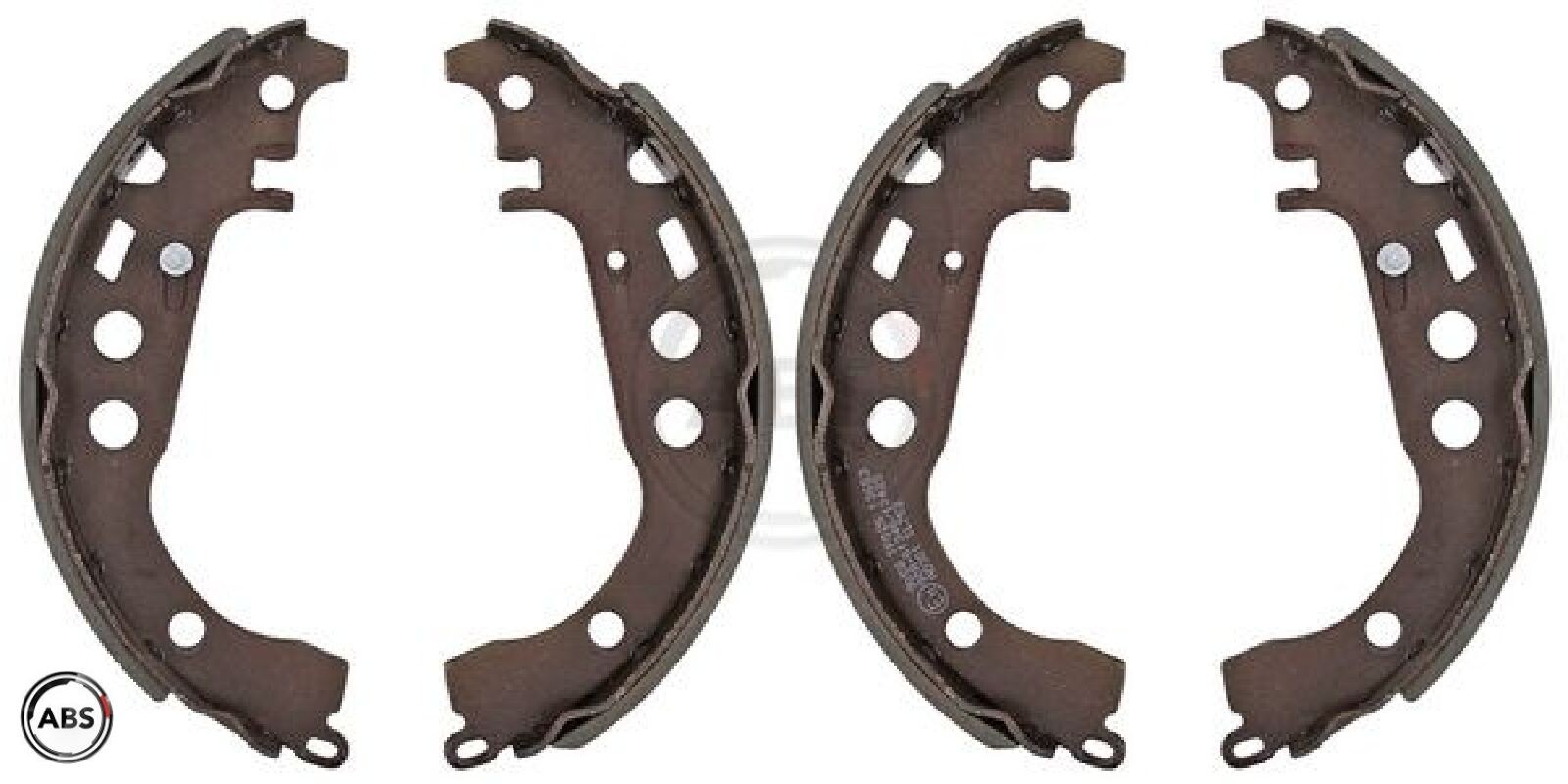 A.B.S. 9058 Bremsbackensatz 4 Bremsbacken Trommelbremse für Toyota