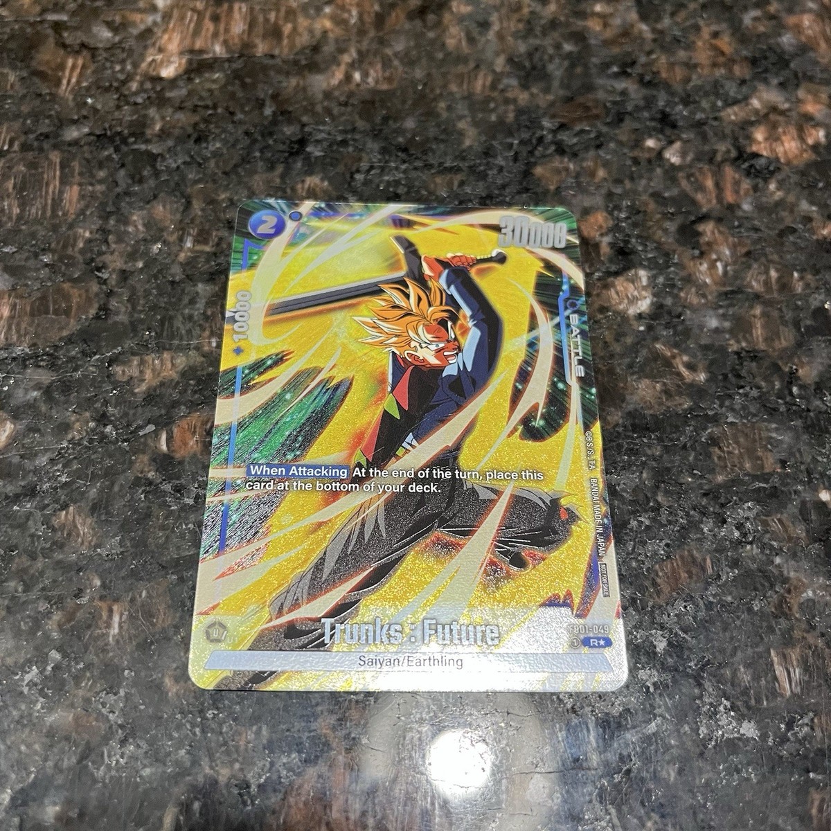 Trunks : Future FB01-049 WINNER Foil Dragon Ball Super Card Game
