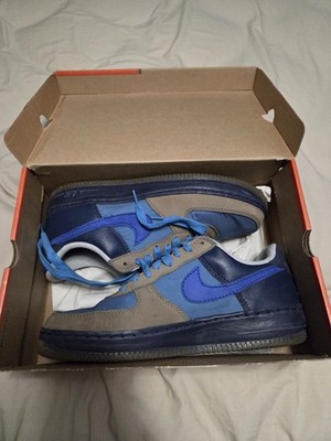 Nike Air Force 1 Low IO Premium Stash 2006 Size 8 Brown Blue #313213 441 Futura