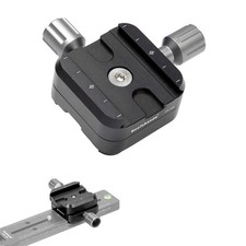 QR50B Quick Release Plate Clamp Double Adapter Fits Arca Swiss RRS Rail