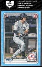 2020 Bowman Draft Trevor Hauver BD-113 1st Sky Blue Paper /499 Yankees