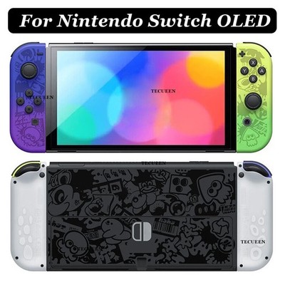 For Nintendo Switch OLED DIY Replacement Shell Housing Case for Splatoon 3 Theme