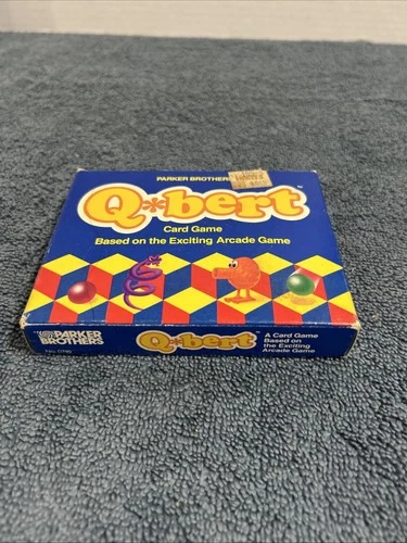 Qbert Card Game Vintage 1983 Parker Brothers *Complete*