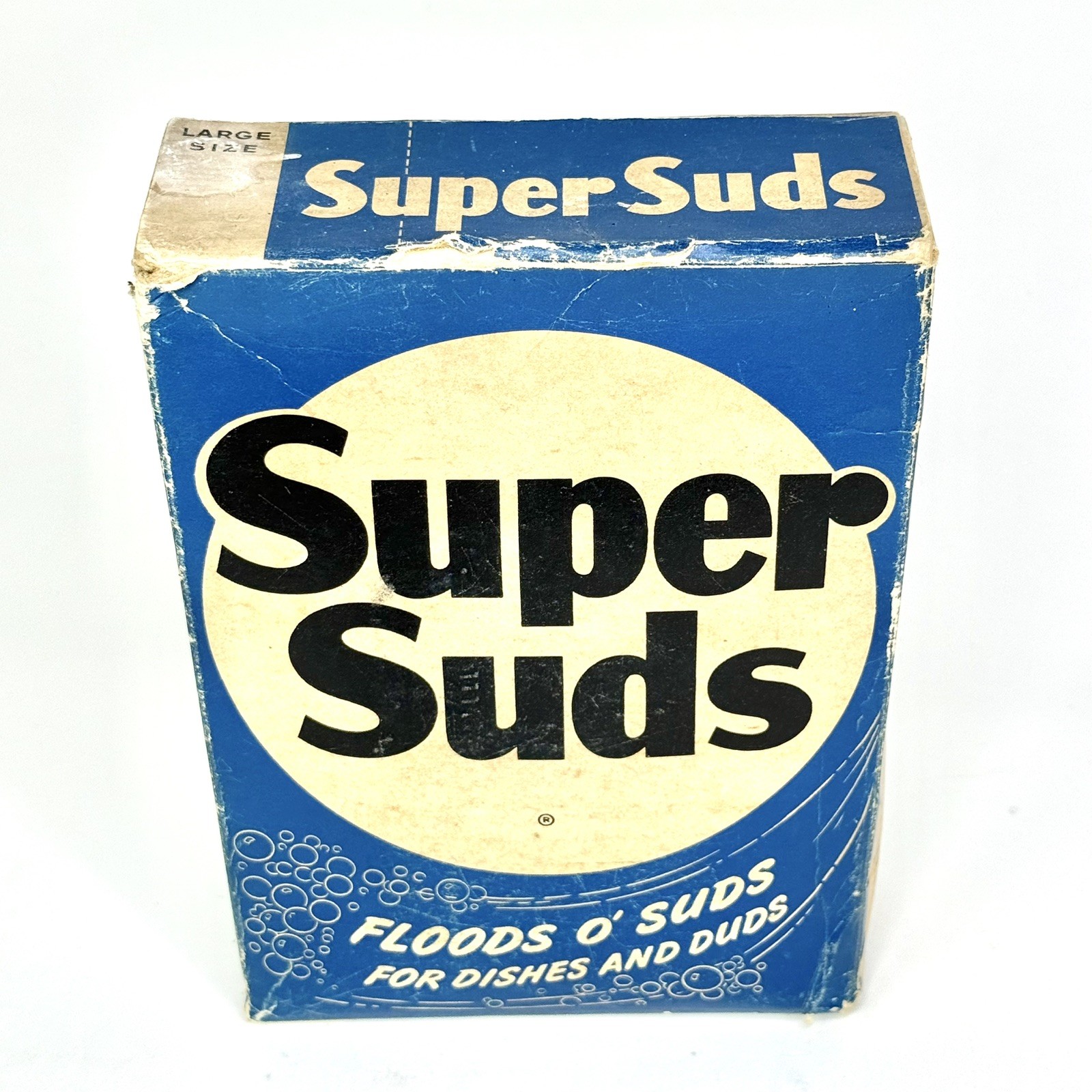 Vintage SUPER SUDS Box Soap -1 pound 7 ounces Colgate Palmolive Peet Unopened
