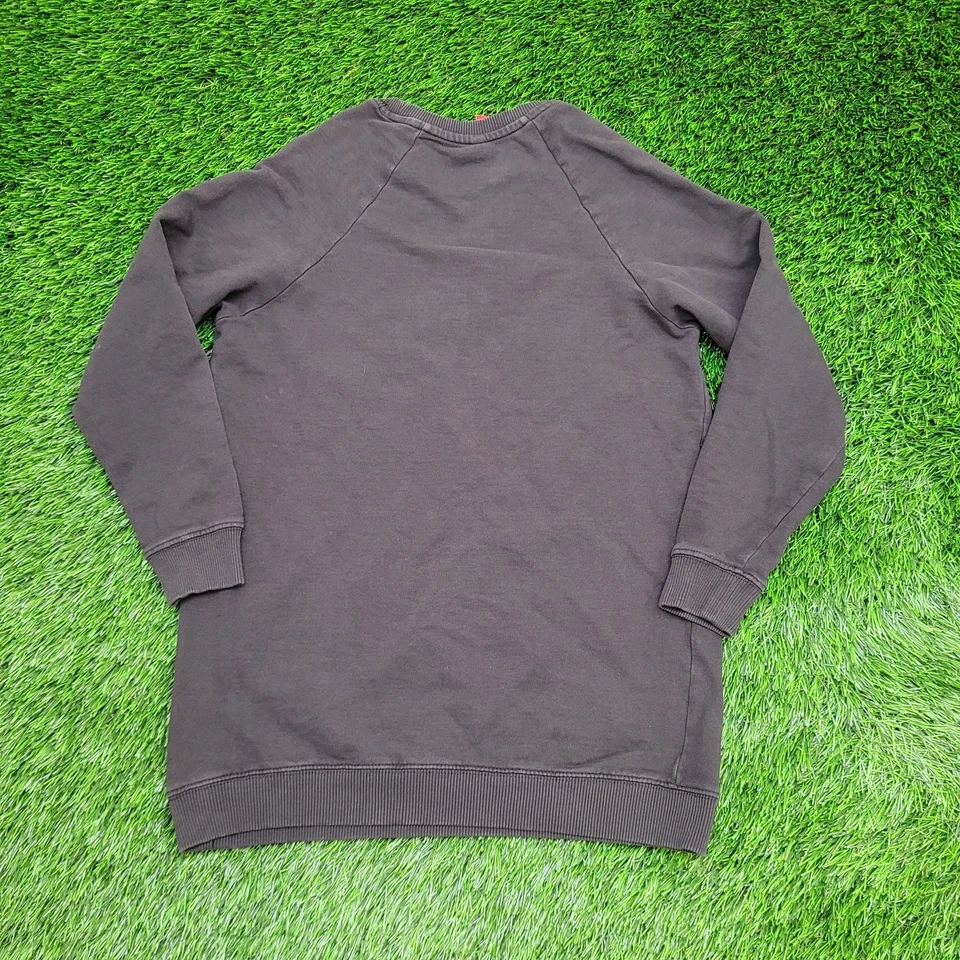 Sudadera Nas Hip-Hop Mujer XS 18x25 Desteñida Negra Suelta Illmatic Foto 3 de 4