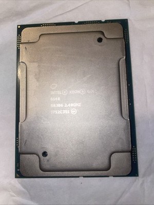 Intel Xeon Gold 6148 Prozessor (2,4 GHz, 20 Kerne, FCLGA3647 Sockel) -...