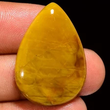 100% Natural Nellite Pear Shape Cabochon Loose Gemstone 27.5 Ct 29X20X6mm A13884