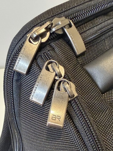 NWT -Briggs & Riley - Medium Wide mouth Backpack - KK527-4 - Black. 17x14.5x8 in - Zdjęcie 11 z 17